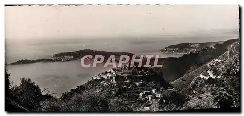 Cartes postales Eze Nid D&#39Aigle Vue Panoramique Sur Le Cap Ferrat