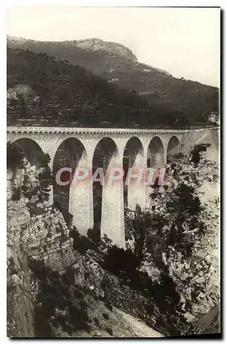 Ansichtskarte AK Eze Cote D&#39Azur La Moyenne Corniche Le Viaduc