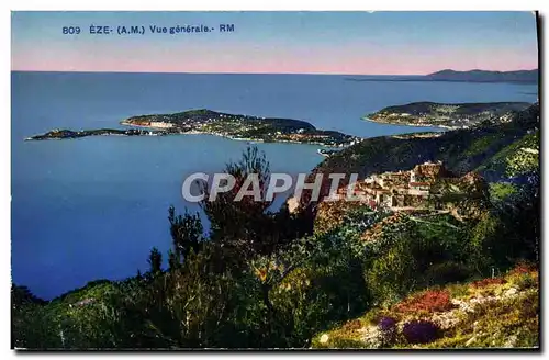 Cartes postales Eze Vue Generale