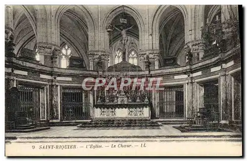 Cartes postales Saint Riquier L&#39Eglise Le Choeur