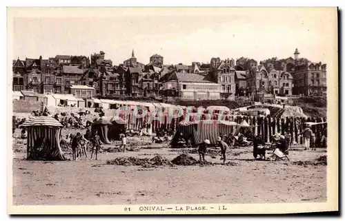 Cartes postales Onival La Plage