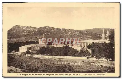 Ansichtskarte AK Abbaye de St Michel de Frigolet par Tarascon Vue prise du Nord Ouest