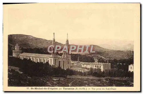 Ansichtskarte AK St Michel de Frigolet par Tarascon Vue prise du Sud Ouest