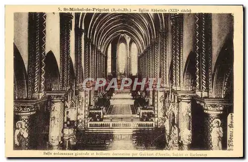 Cartes postales St Michel de Frigolet Eglise abbatiale