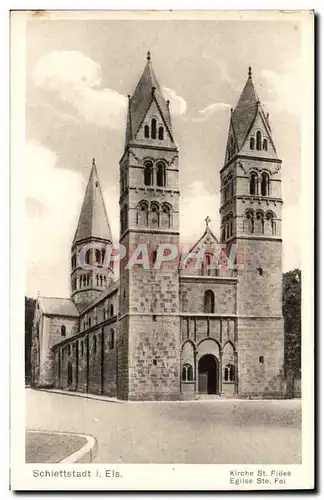 Cartes postales Schlettstadt Els Eglise Ste Doi