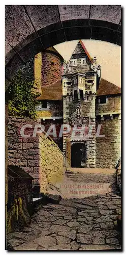 Cartes postales Haut Koenigsbourg Haupttorbau