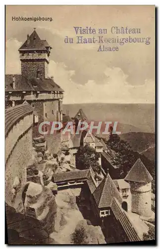 Ansichtskarte AK Hohkoenigsbourg