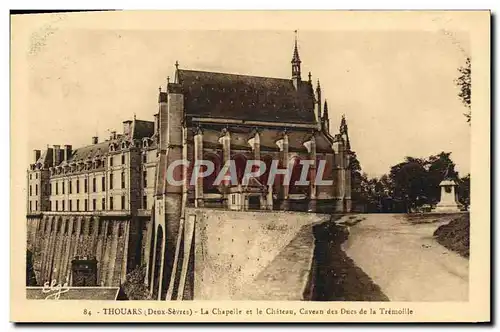 Ansichtskarte AK Thouars La Chapelle et le Chateau Caveau des Ducs de la Tremoille