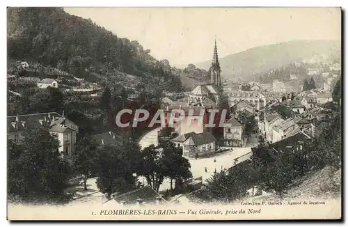 Cartes postales Plombieres Les Bains Vue Generale Prise du Nord