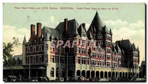 Cartes postales Montreal Hotel Place Viger et Gare du CPR