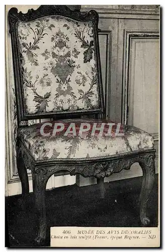 Cartes postales Musee Des Arts decoratifs Chaise