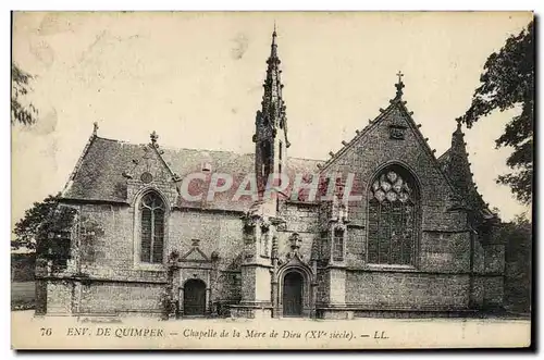 Cartes postales Env de Quimper Chapelle de la Mere de Dieu