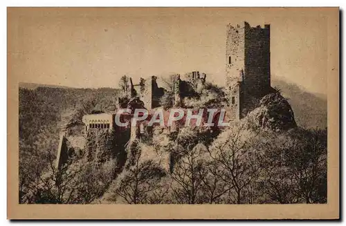 Ansichtskarte AK Ribeauville Le chateau St Ulrich