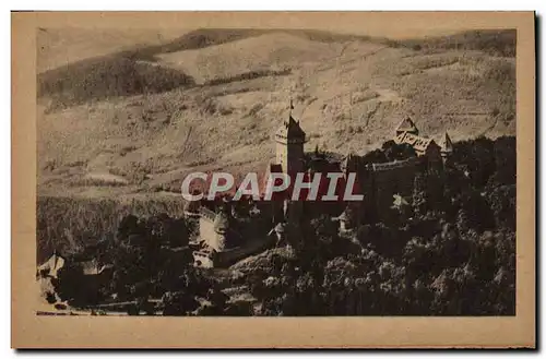 Cartes postales Chateau de Koenigsbourg vu a vol d&#39oiseau