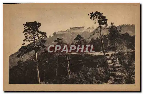 Cartes postales Mont Saint Odile Le Mur Palen et Couvent