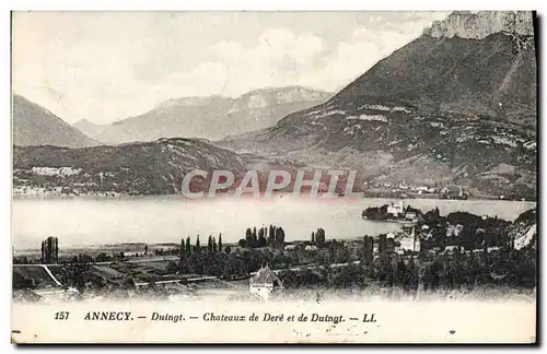 Ansichtskarte AK Annecy Duingt Chateaux de Dere et de Duingt