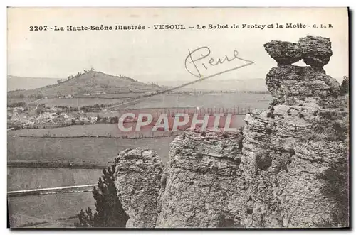 Cartes postales Vesoul Le Sabot de Frotey et la Motte
