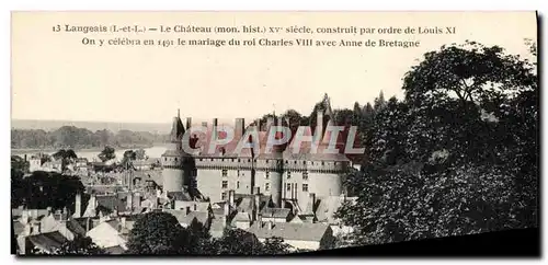 Cartes postales Langeais Le Chateau