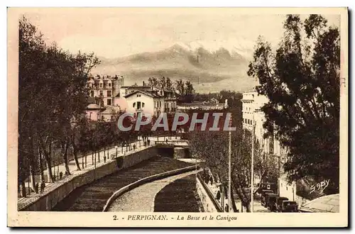 Cartes postales Perpignan La Basse et le Canigou