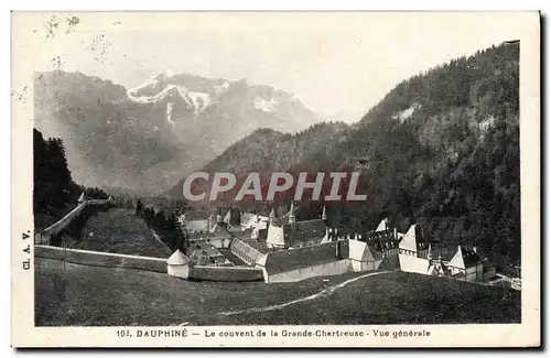 Cartes postales Le Couvent de la Grande Chartreuses Vue Generale