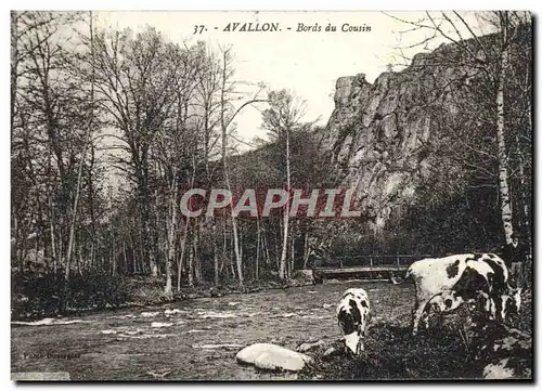 Cartes postales Avallon Bords du Cousin Vaches