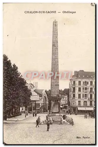 Cartes postales Chalon Sur Saone Obelisque