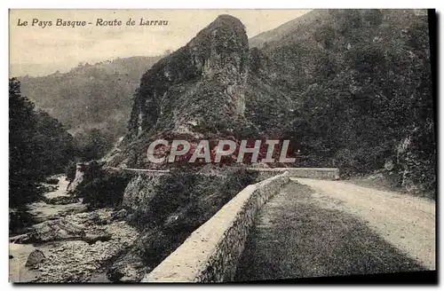 Cartes postales Le pays basque Route de Larrau