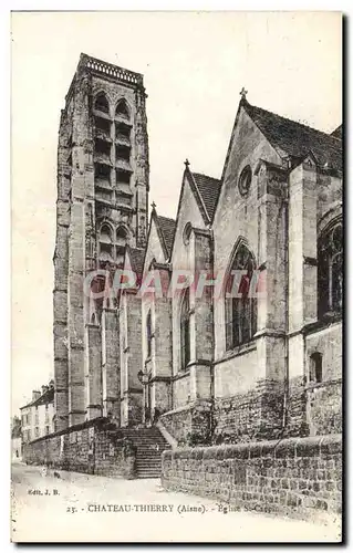 Cartes postales Chateau Thierry Eglise St Crepein