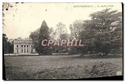 Cartes postales Montmorency Le Jardin Public