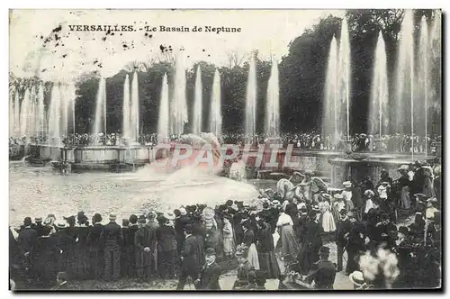 Cartes postales Versailles Le Bassin de Neptune