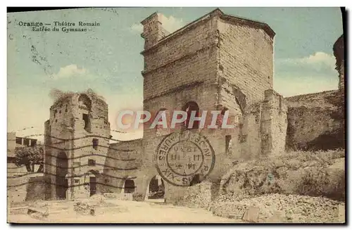 Cartes postales Orange Theatre Romain Entree du Gymnase