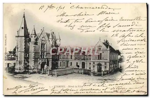 Cartes postales Etampes Hotel de Ville