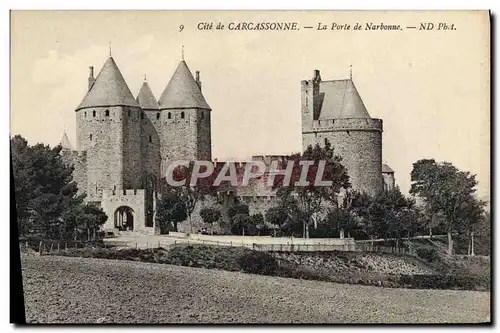 Cartes postales Carcassonne La Porte de Narbonne