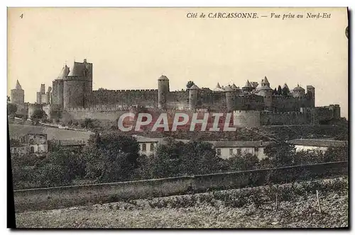 Ansichtskarte AK Carcassonne Vue prise au Nord Est