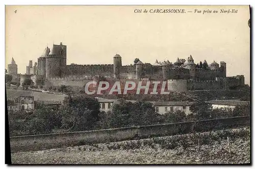Cartes postales Carcassonne Vue prise au Nord Est