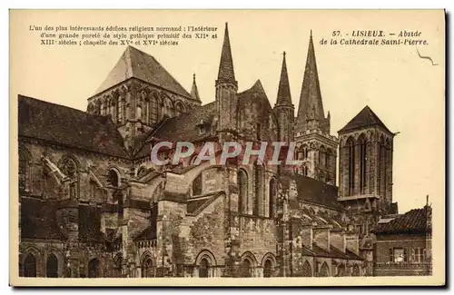 Cartes postales Lisieux Abside de la Cathedrale Saint Pierre