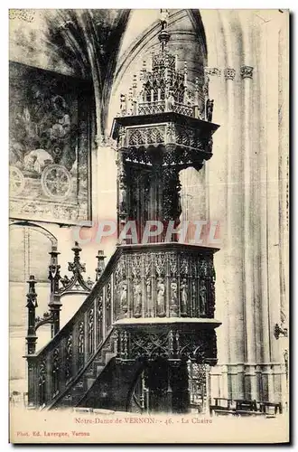 Cartes postales Notre Dame De Vernon La Chaire