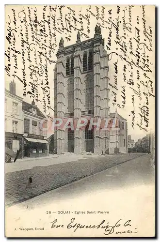 Ansichtskarte AK Douai Eglise Saint Pierre