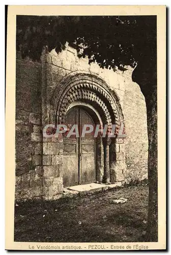 Cartes postales Le Vendomois Artistique Pezou Entree De I&#39Eglise