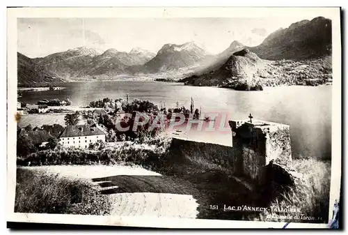 Cartes postales moderne Lac D&#39Annecy Talloire et chapelle du Toron