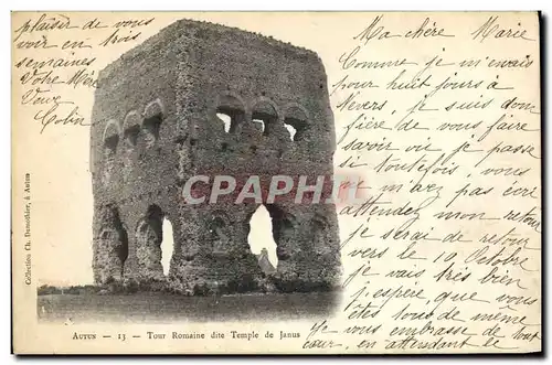 Cartes postales Autun Tour Romaine Dite Temple De Janus