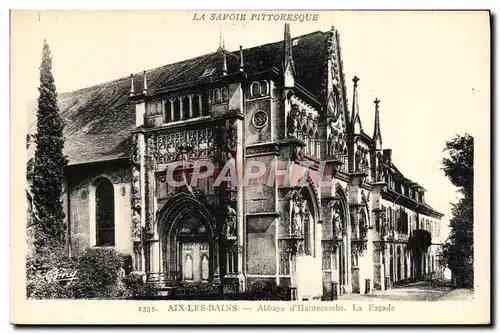 Cartes postales Aix Les Bains Abbaye D'Hautecombe La Facade