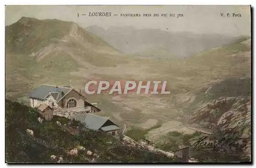 Cartes postales Lourdes Panorama Pris du Pic du Jer