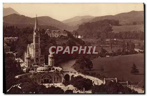 Cartes postales Lourdes La Basilique