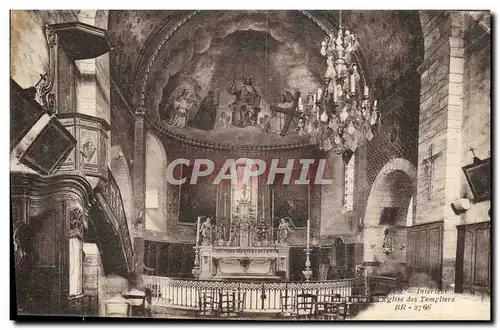 Cartes postales Luz Interieur de l&#39eglise des Templiers