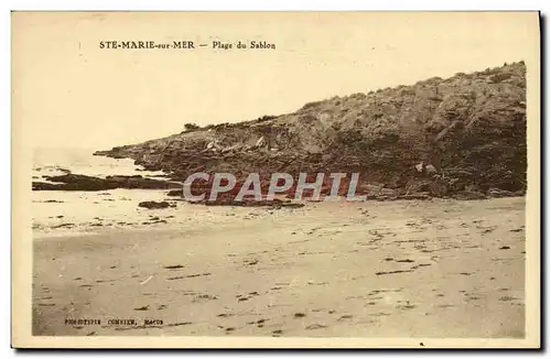 Ansichtskarte AK Ste Marie Sur Mer Plage Du Sablon