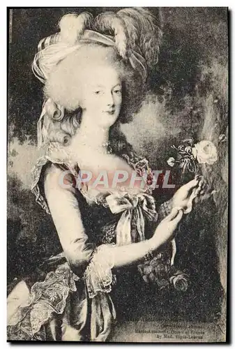 Cartes postales Versailles Marie Antoinette