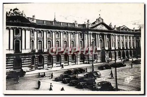 Moderne Karte Pyrenees Ocean Toulouse Facade Du Capitole Hotel De Ville