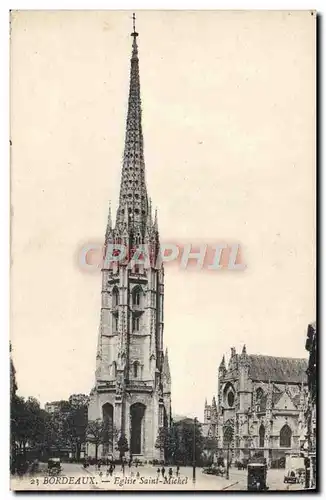 Cartes postales Bordeaux Eglise Saint Michel