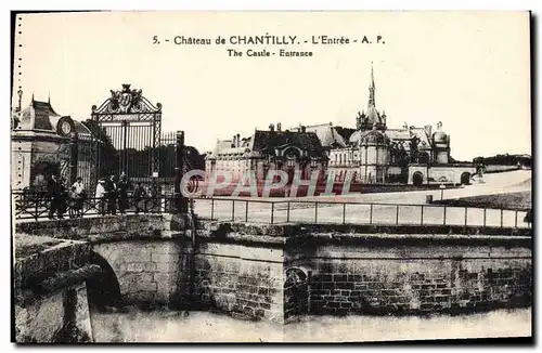 Cartes postales Chateau De Chantilly L&#39Entree